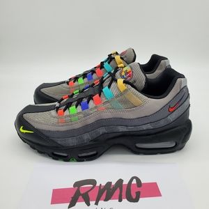 Nike Air Max 95 SE Light Charcoal University Red